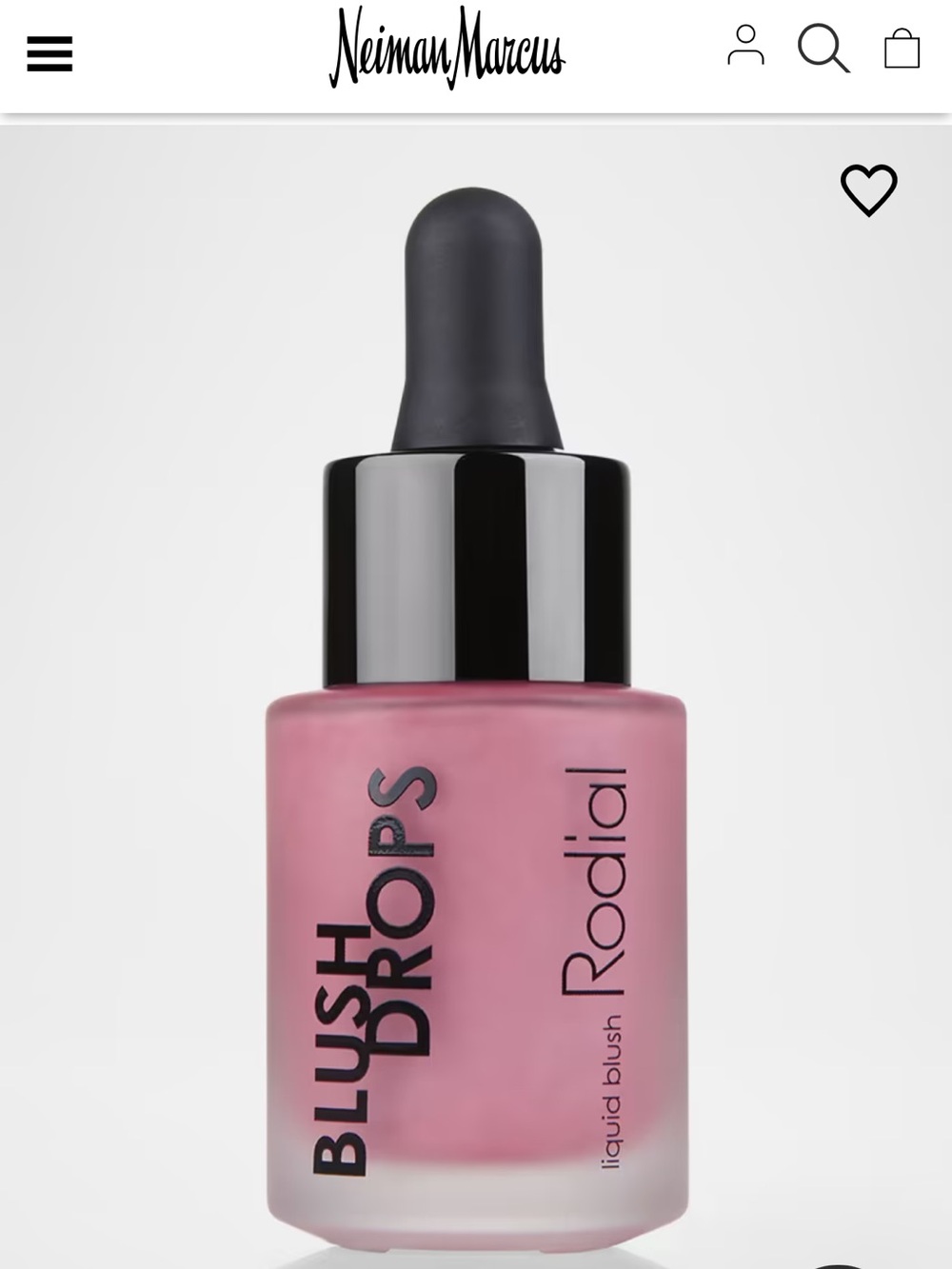 Rodial Blush Drops Liquid Blush — Frosted Pink